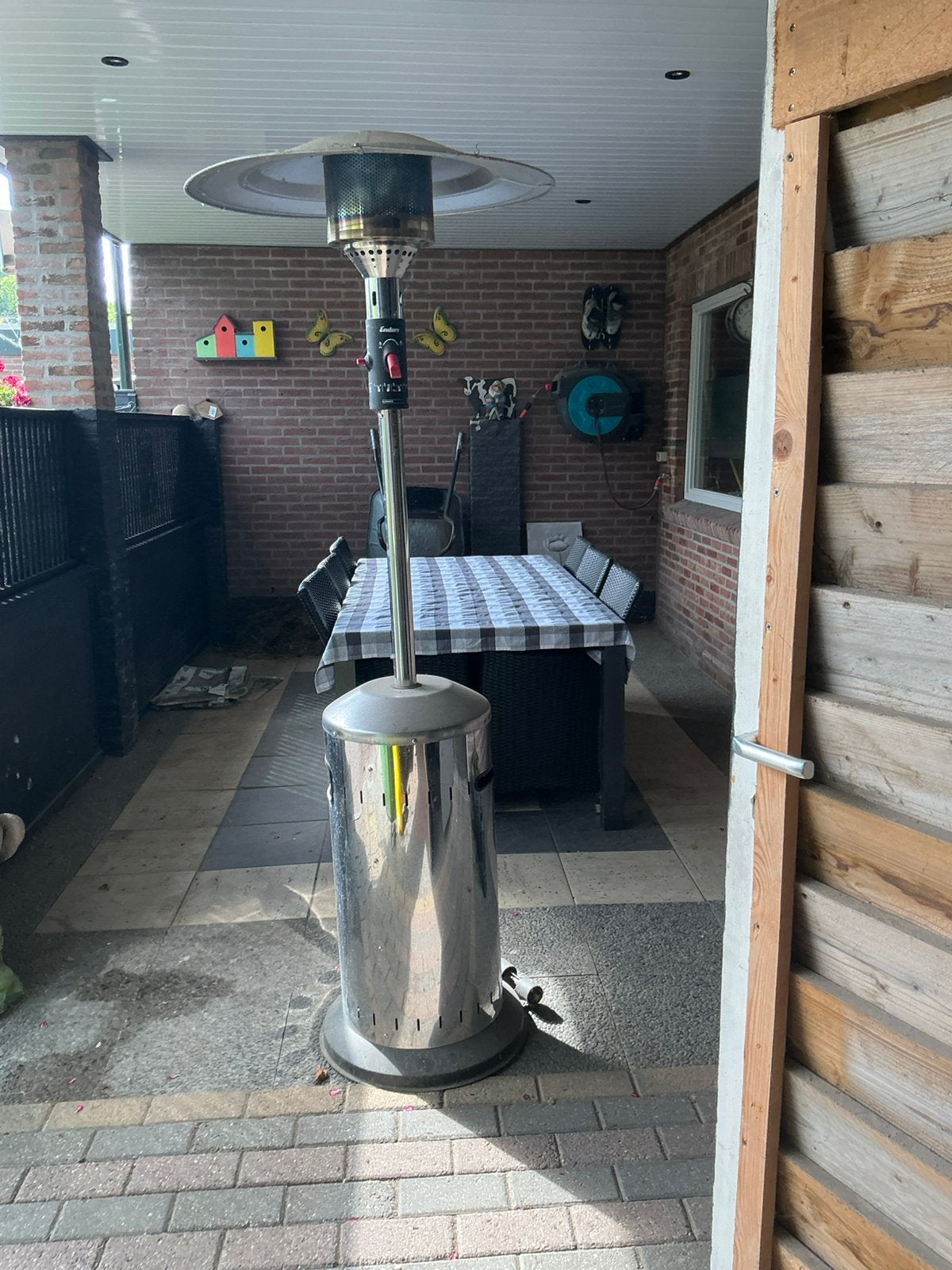 Terrasverwarming, Tuin en Terras, Terrasverwarmers, Gebruikt, Ophalen of Verzenden, Waterbestendig, Vloer