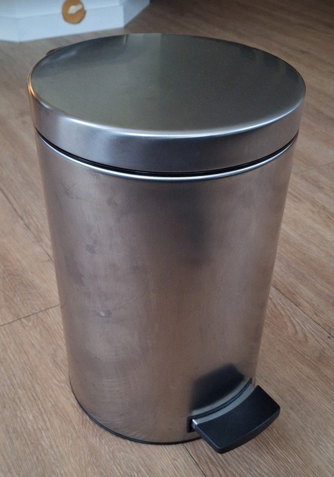 Brabantia pedaalemmer RVS inhoud 12 liter zo goed als nieuw, Met pedaal, Ophalen of Verzenden, Zo goed als nieuw, Rvs