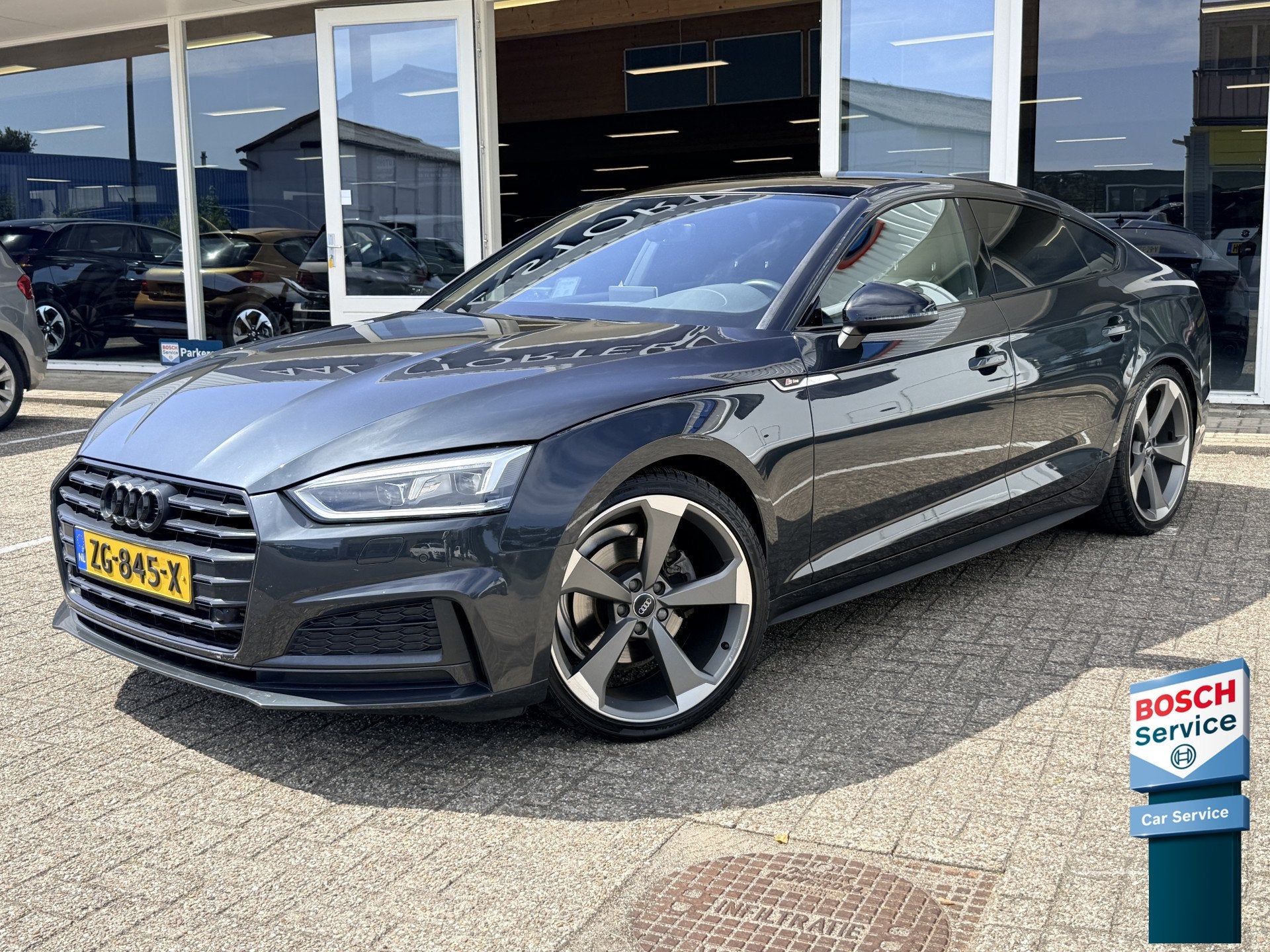 Audi A5 Sportback 2.0 TFSI MHEV Sport S-line Edition | LED |, Gebruikt, 1984 cc, Leder en Stof, Automatische klimaatregeling