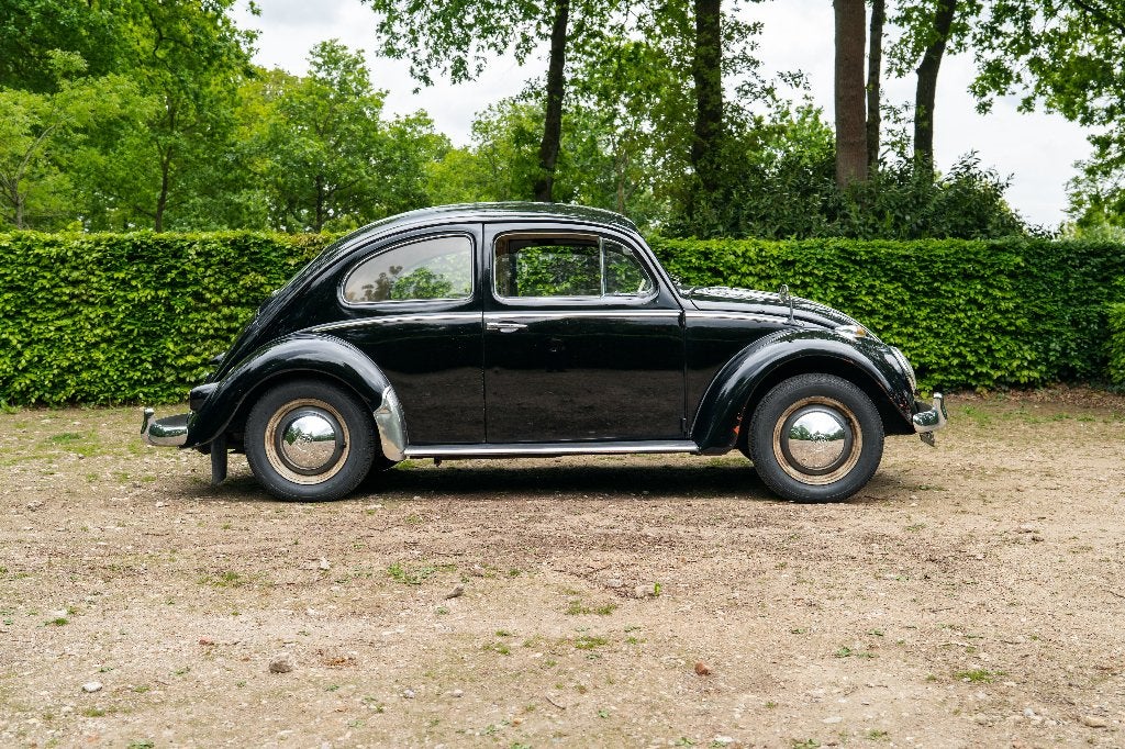 VW Kever 1200 1961, Auto's, Volkswagen, Zwart, Handgeschakeld, Grijs