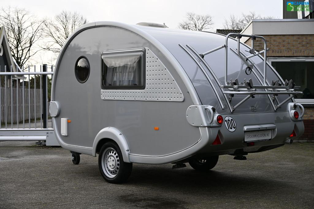 T@B Cult Edition 320 Luifel TV, Caravans en Kamperen, Rondzit, Tot en met 2, Koelkast, Bedrijf