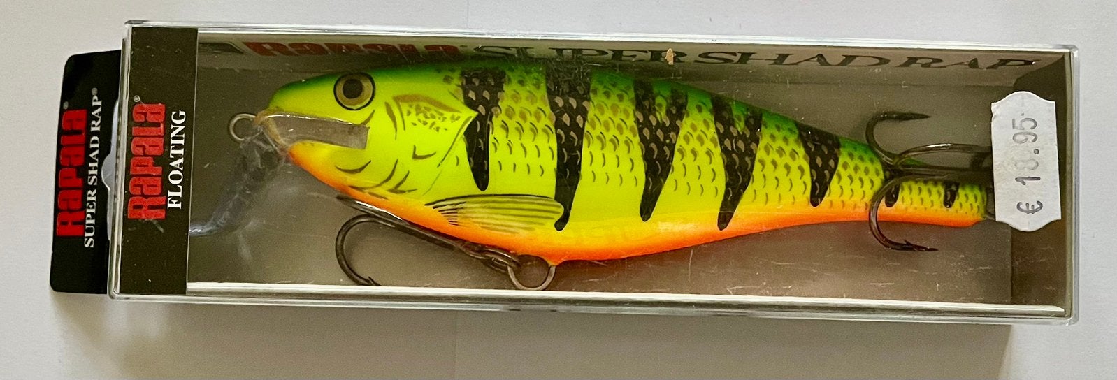 Rapala SSR14 Super Shad Rap Fire Perch 45 Gram, Ophalen of Verzenden, Zo goed als nieuw