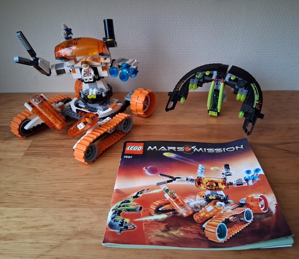 Lego mars mission 7697 Claw-Tank Hinderlaag

Complete set, Ophalen of Verzenden, Gebruikt