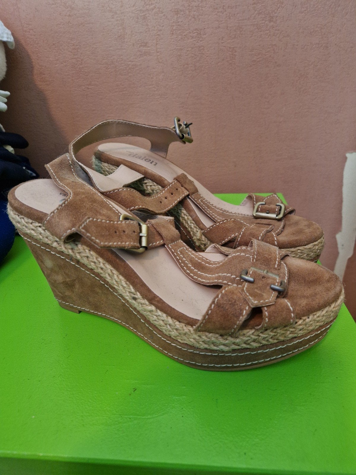 Van Dalen sleehakken maat 40, Bruin, Van Dalen, Gedragen, Sandalen of Muiltjes