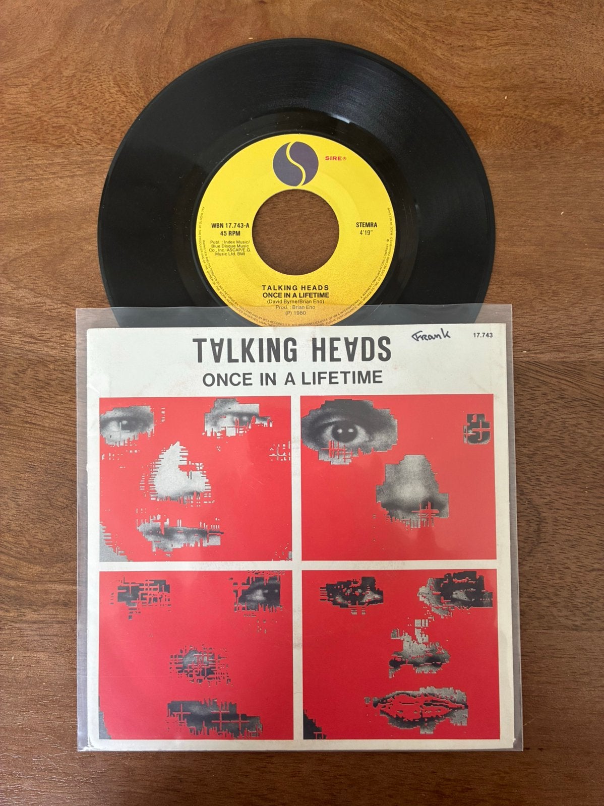 Talking Heads - Once in a lifetime, Ophalen of Verzenden, 7 inch