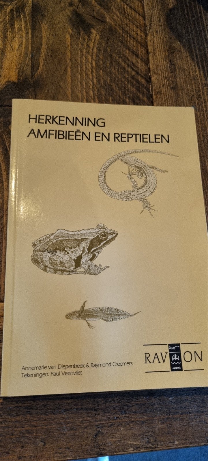 Herkenning Amfibieën en Reptielen - RAVON, Boeken, Ophalen of Verzenden