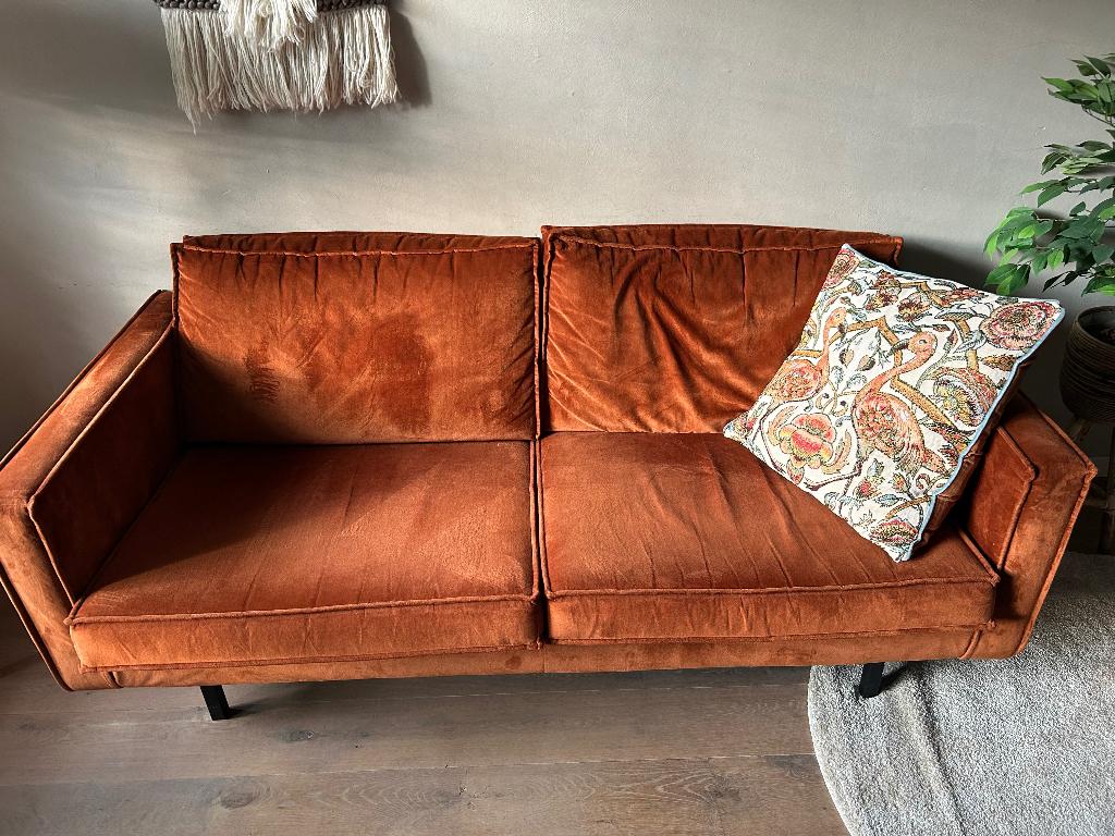 Bankstel, Huis en Inrichting, Banken | Bankstellen, Ophalen, Gebruikt, Minder dan 75 cm, 150 tot 200 cm