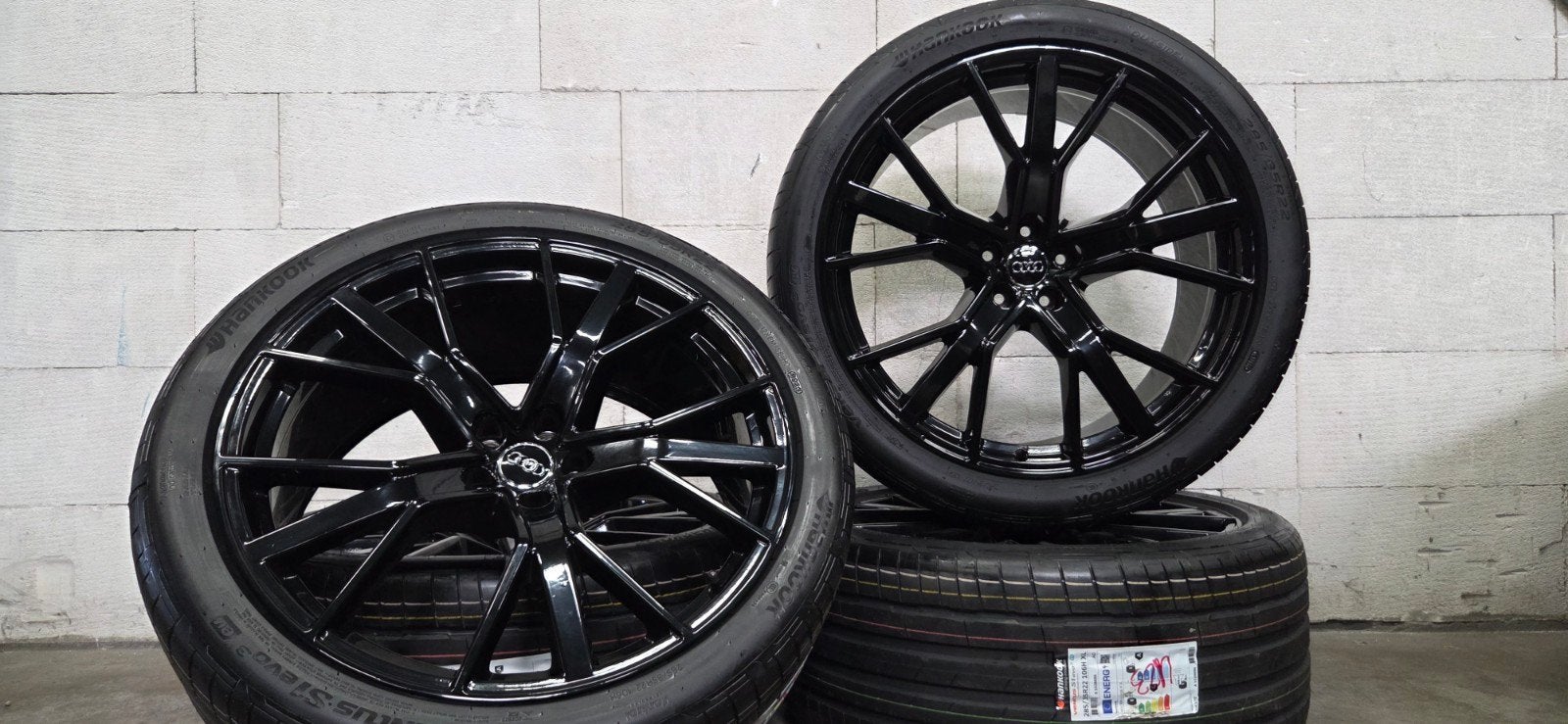 22" Audi Q7 SQ7 Etron S-line orig velgen zomerbanden NIEUW, Auto-onderdelen, Banden en Velgen, 285 mm, Banden en Velgen, Nieuw