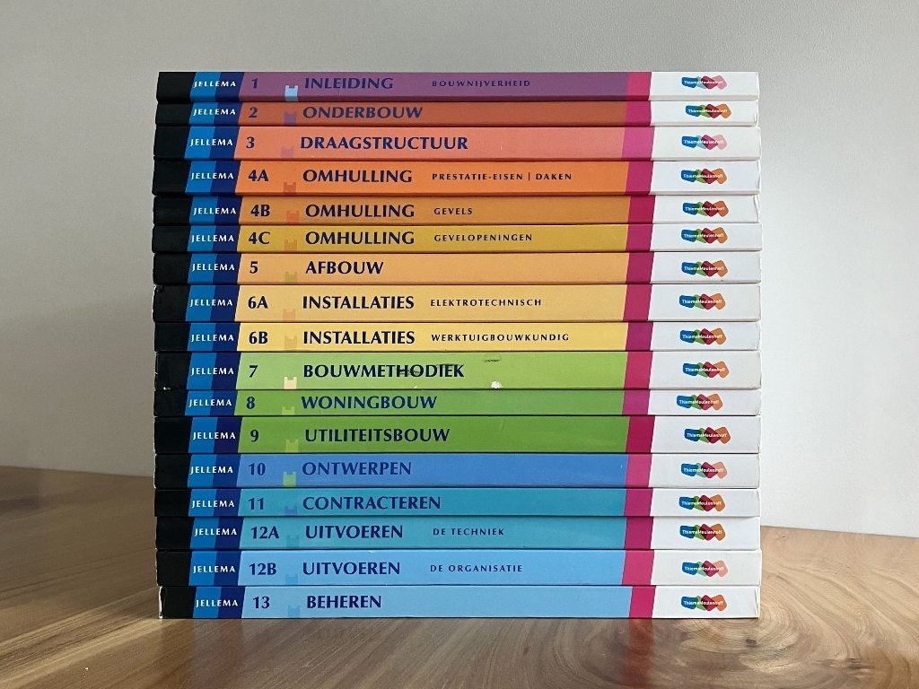 Complete Jellema set, alle delen 1-13 in top conditie, Boeken, Verzenden, Beta, Zo goed als nieuw, HBO