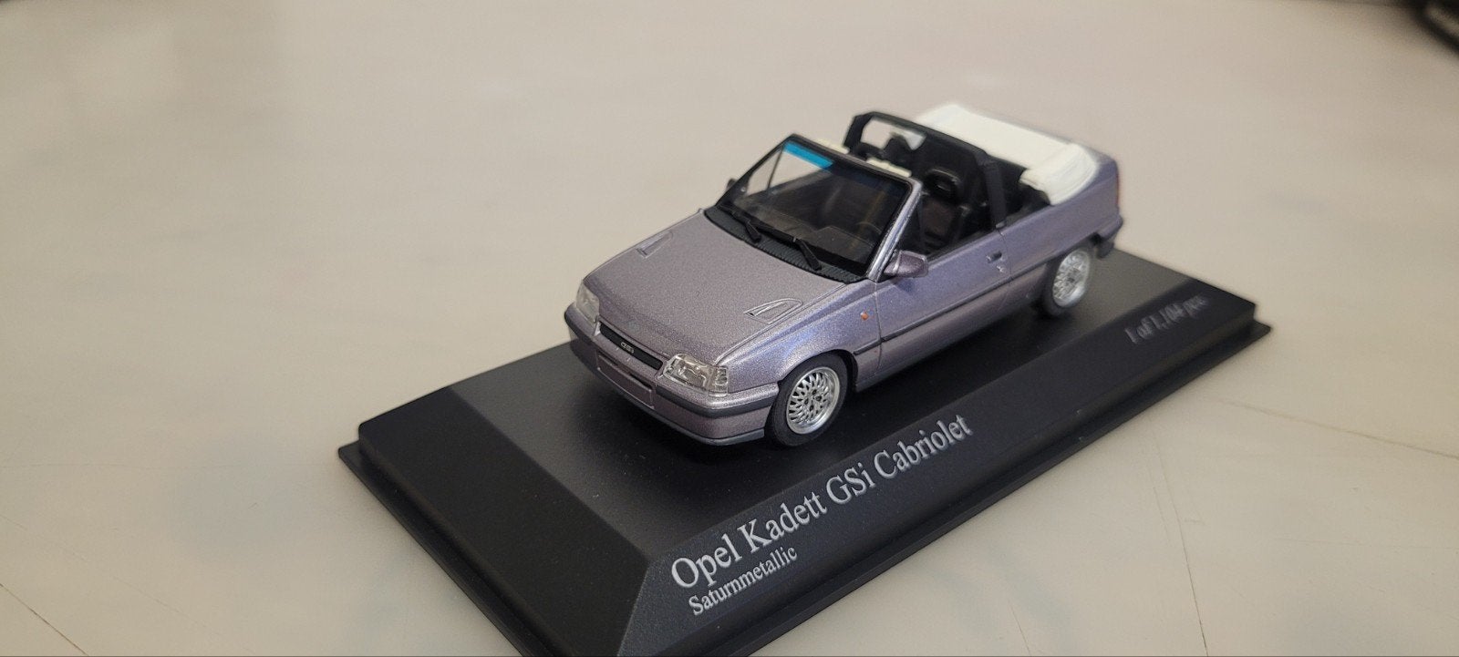 Minichamps 1989 Opel Kadett E GSi cabrio, Ophalen of Verzenden, Nieuw, Auto, MiniChamps