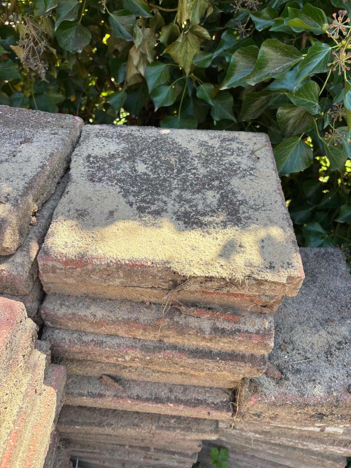 Buiten tegels gratis af te halen 20m2, Tuin en Terras, Tegels en Klinkers, Ophalen, Gebruikt, Beton, Terrastegels