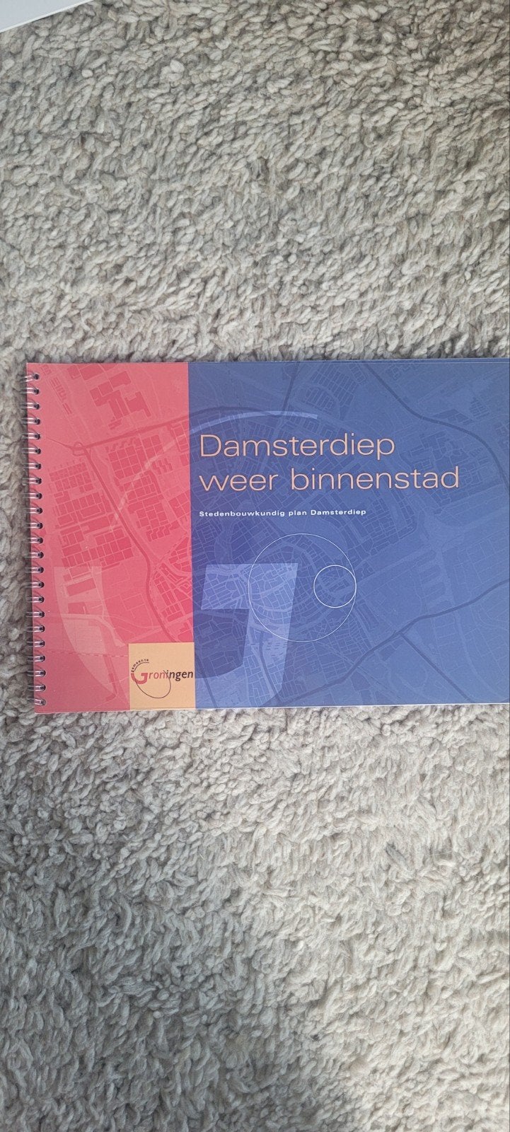 Damsterdiep weer binnenstad - Stedenbouwkundig plan, Ophalen of Verzenden, Zo goed als nieuw, Gemeente Groningen, Catalogus