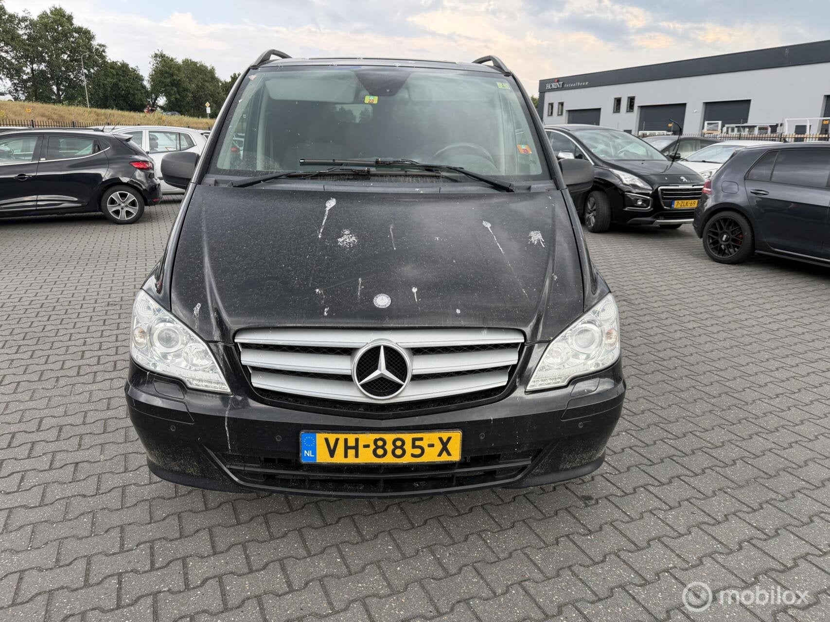 Mercedes Vito Bestel 122 CDI 343 Edition dubbel cabiene v6, Auto's, Bestelauto's, Automaat, Euro 5, Stof, Gebruikt