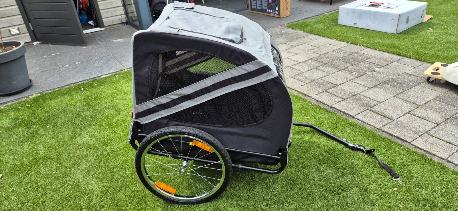 Flamingo Doggy Liner Hondenfietskar - Zo goed als nieuw, Fietsen en Brommers, Fietsaccessoires | Aanhangers en Karren, Ophalen of Verzenden