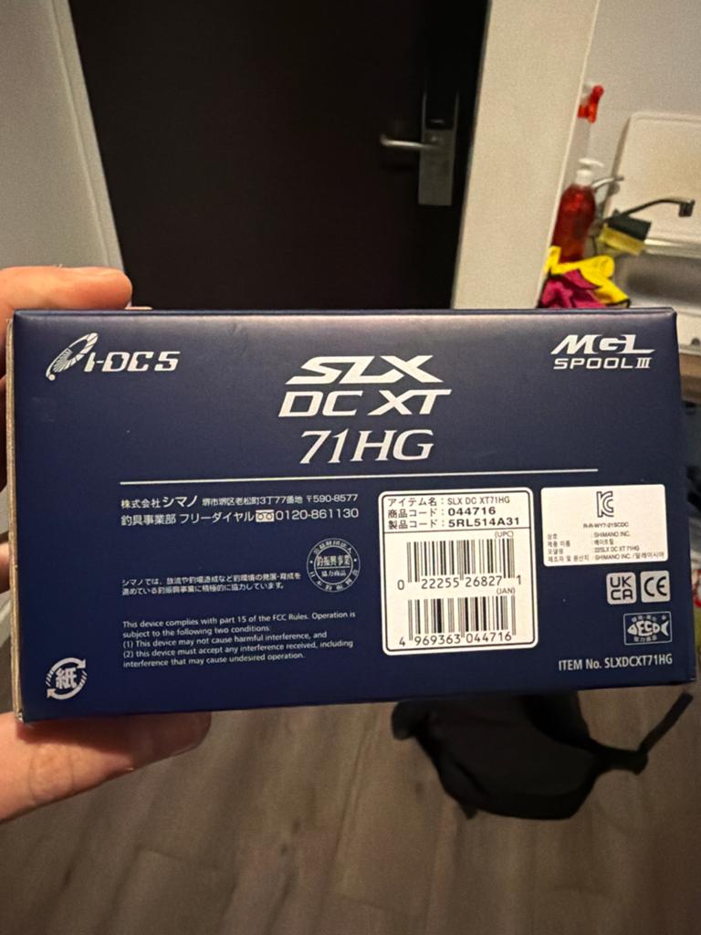 Shimano SLX DC XT 71HG – Nieuwstaat + Premium Drag Clicker, Ophalen of Verzenden, Nieuw, Molen