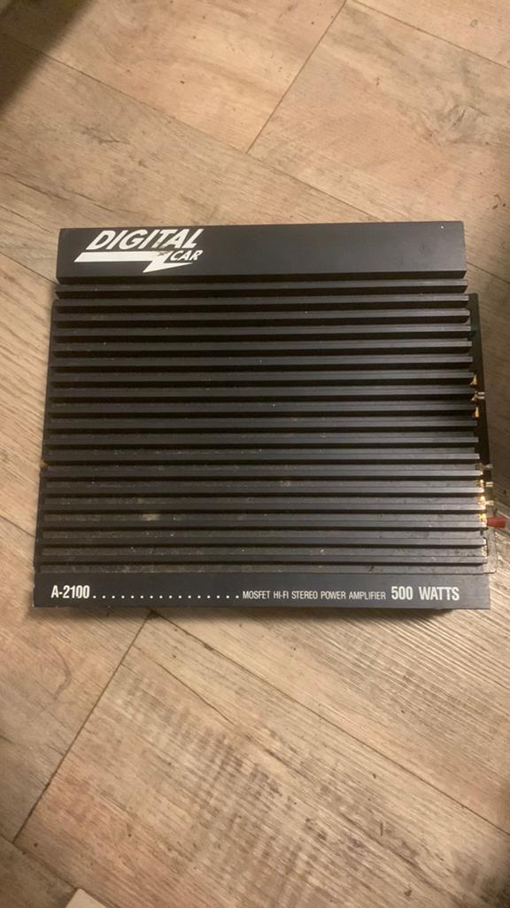 Digital Car A-2100 MOSFET Hi-Fi Stereo Eindversterker 500W, Auto diversen, Ophalen of Verzenden, Gebruikt