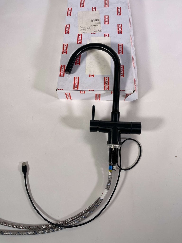 Franke Kraan Touch Helix Industrial Black, Niet ingevuld, Zwart, Niet ingevuld, Nieuw