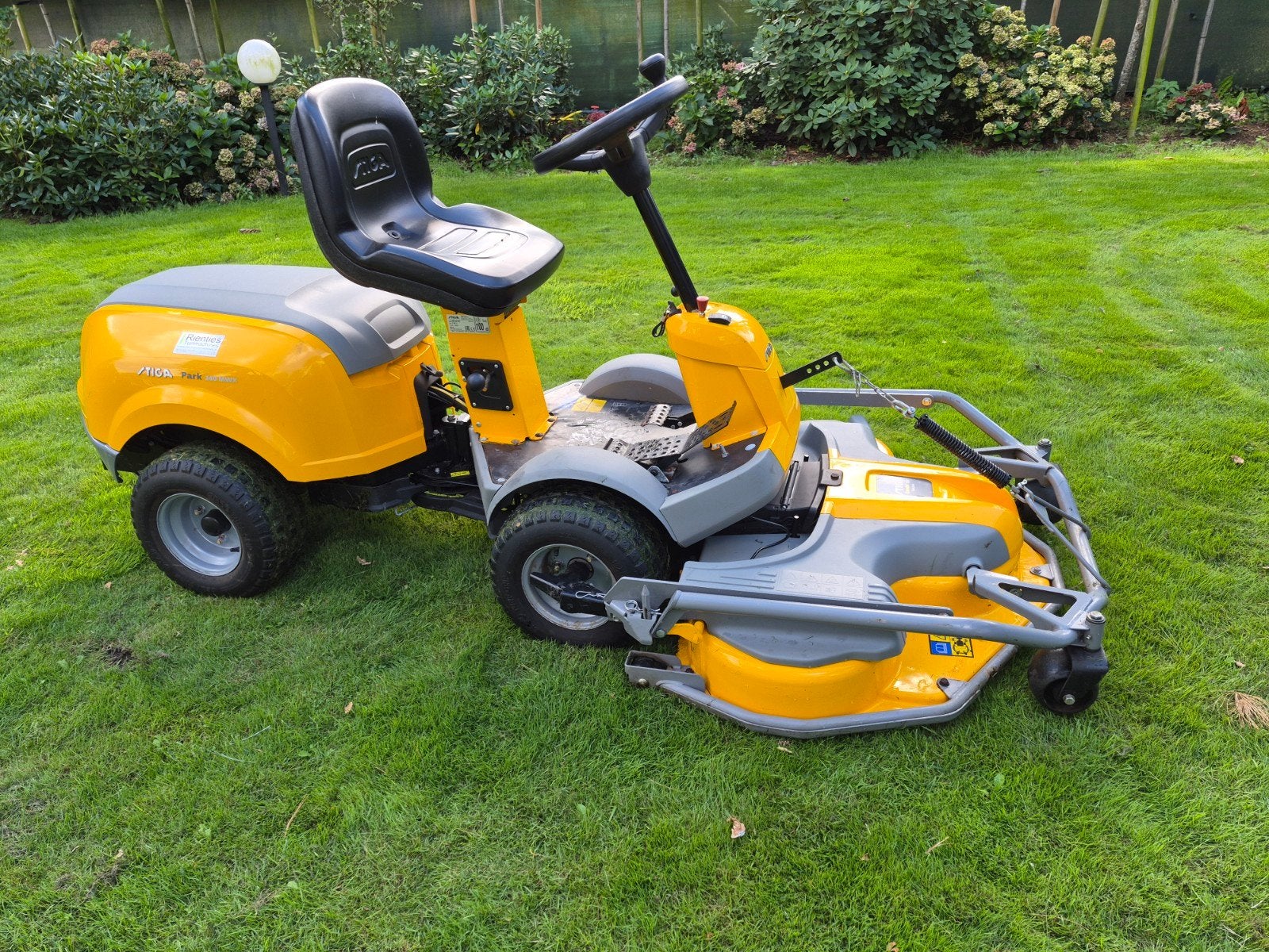 Stiga Park 340MWX, Ophalen, Stiga, Zo goed als nieuw, Elektrische starter