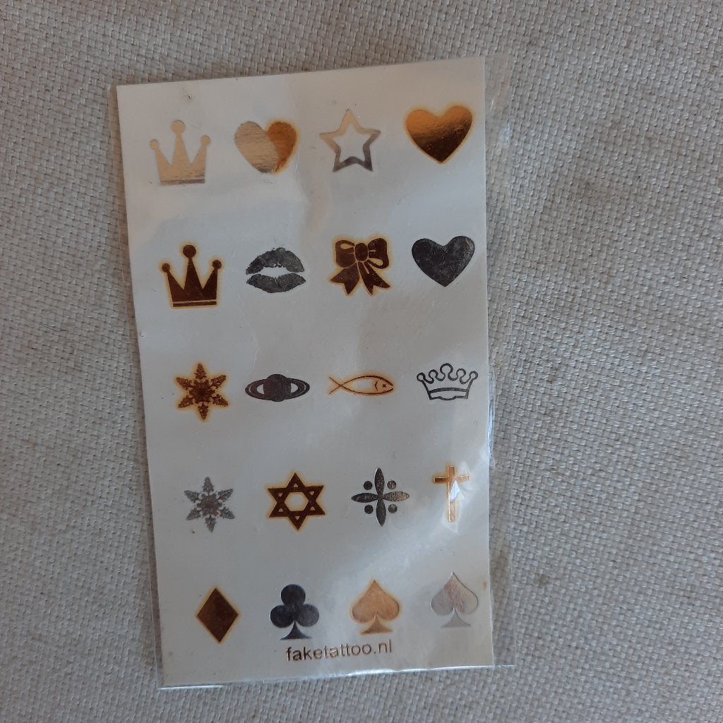 Fake Tattoo stickers - nieuw -, Ophalen of Verzenden, Nieuw, Meerdere stickers