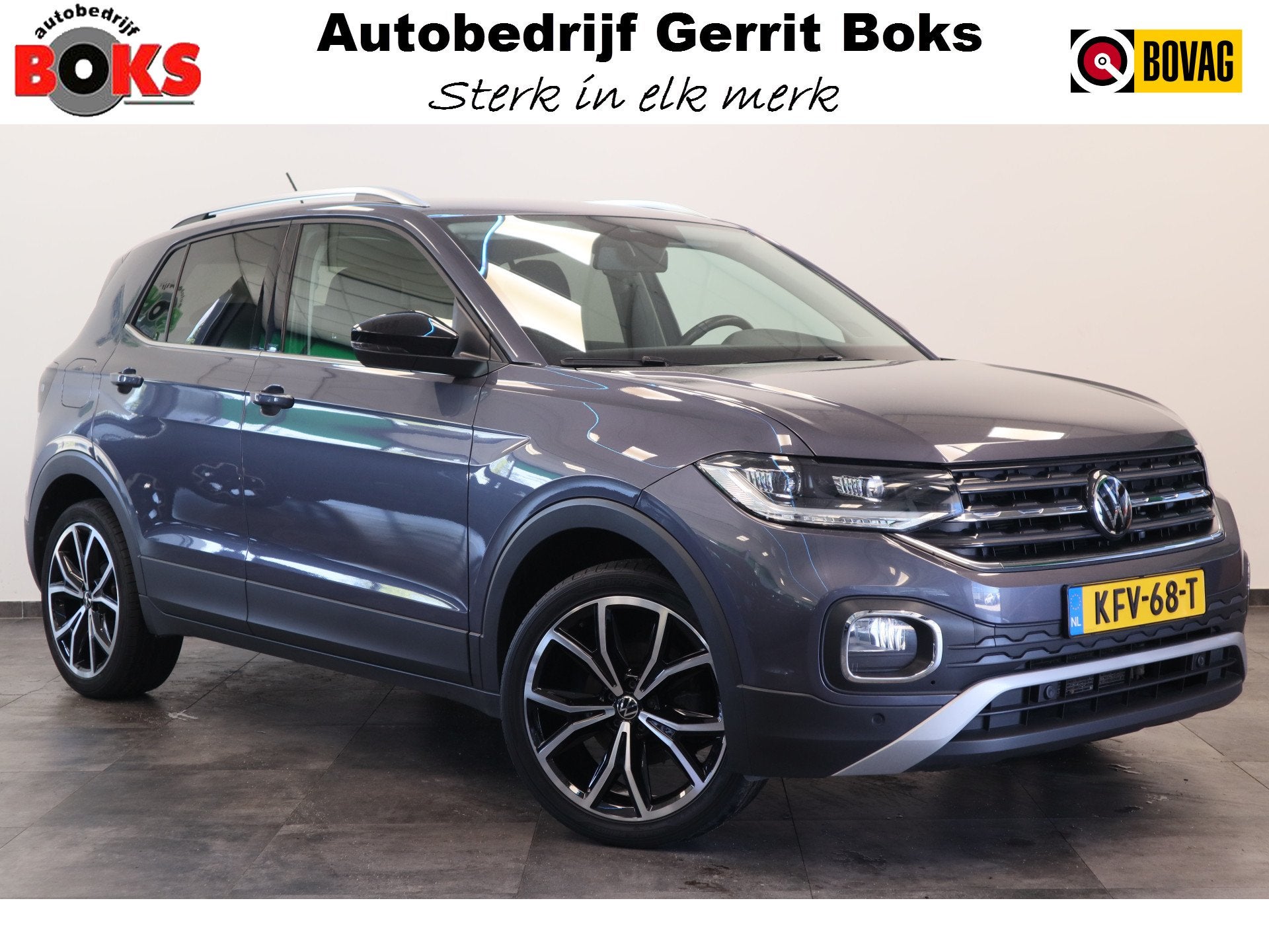 Volkswagen T-Cross 1.0 TSI Style Navigatie Full-led Adaptive, Auto's, T-Cross, Gebruikt, Leder en Stof, Bedrijf