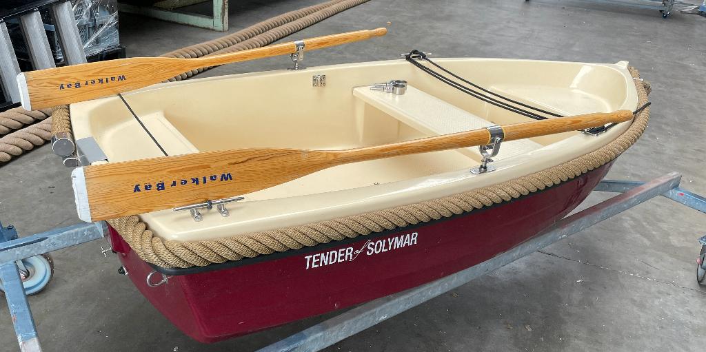 Volgbootje, sloep Sunrise 250, Ophalen, Zo goed als nieuw, Polyester, Met roeispanen of peddels