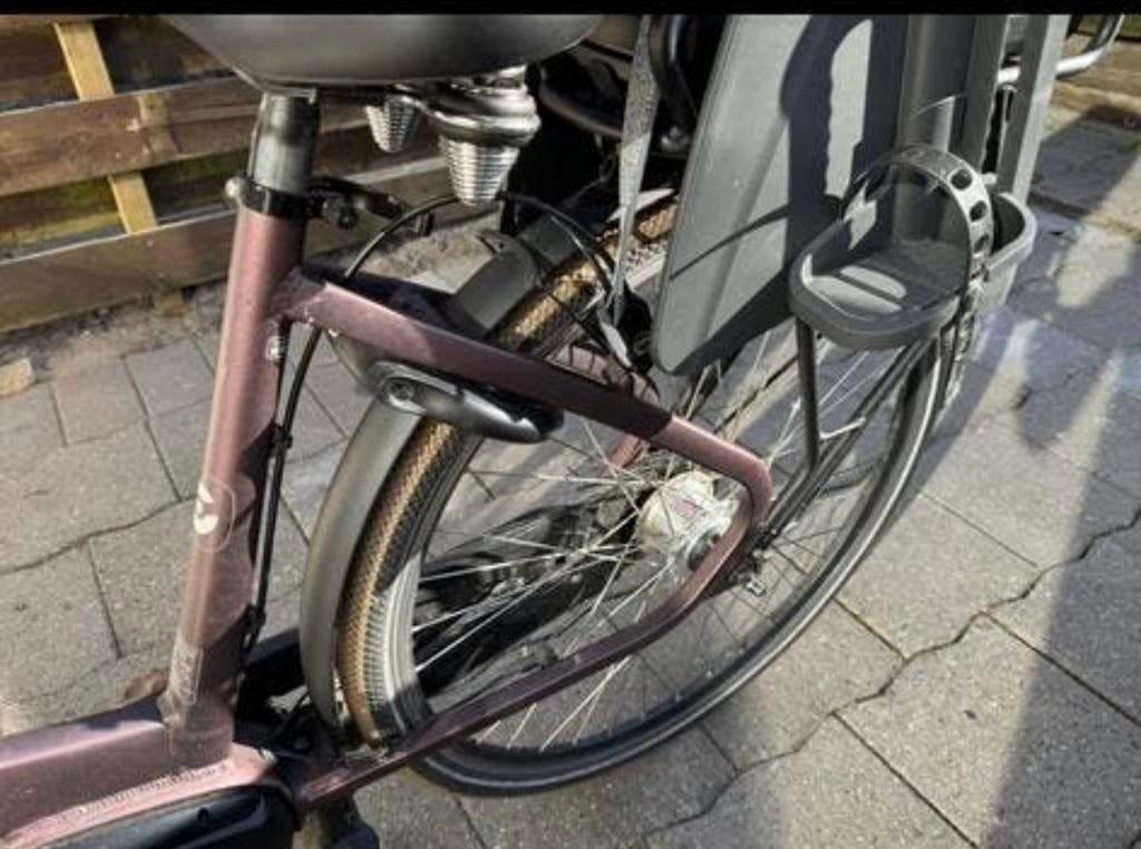 Cortina Common Family E-bike met Bafang M420 motor, Gebruikt, Versnellingen, 50 tot 53 cm, Trommelrem