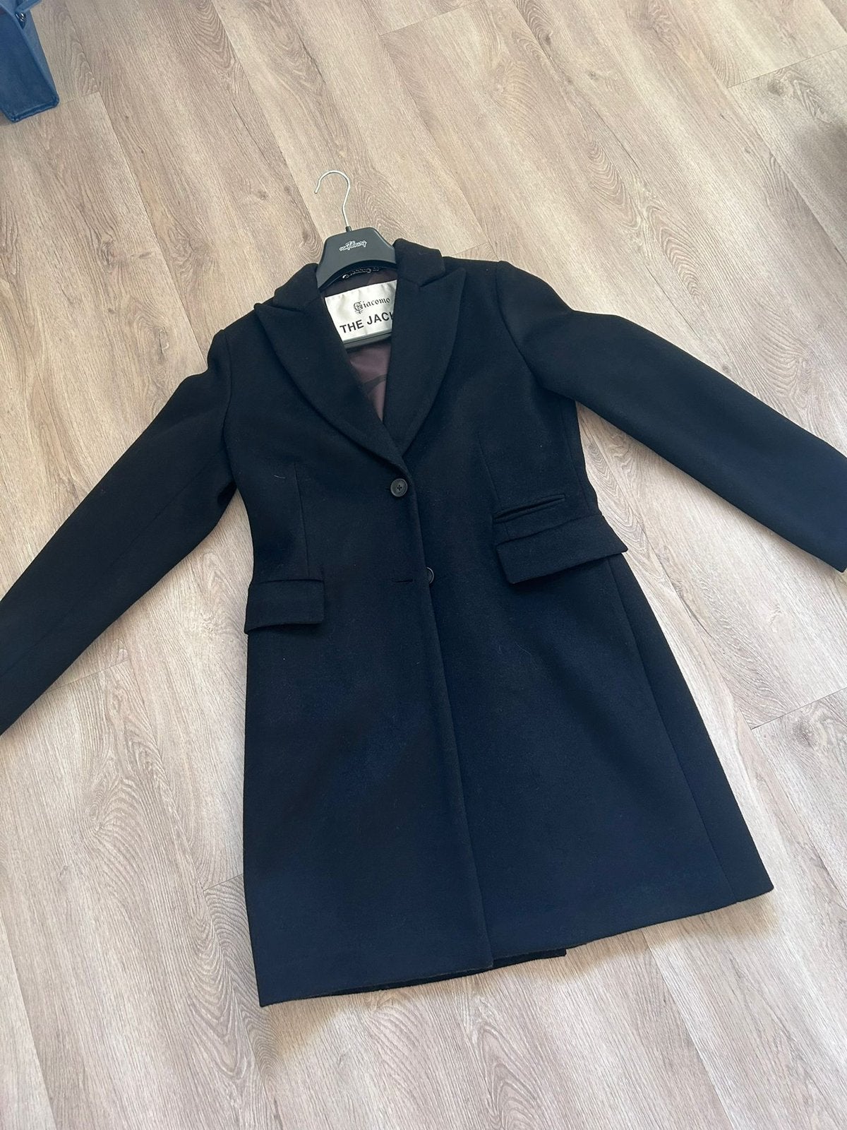 Giacomo the jacket mantel nieuw m, Ophalen, Nieuw, Maat 38/40 (M), Zwart