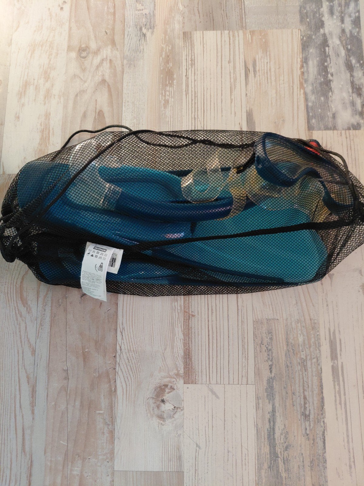 Zwem flippers met duikbril, maat 40/41. 1 keer gebruikt, Watersport en Boten, Ophalen, Zo goed als nieuw, Zwem- of Duikvliezen
