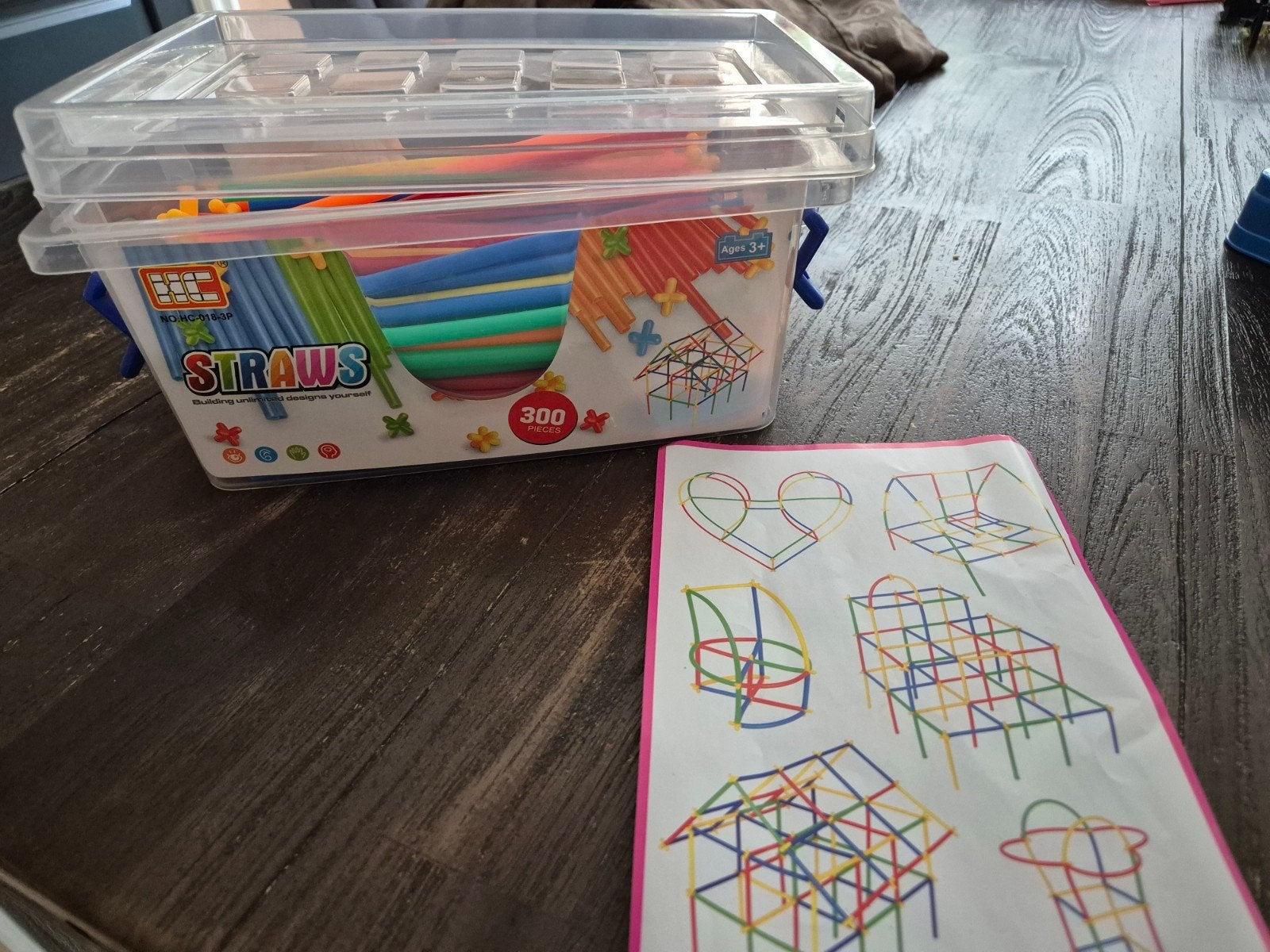 Bouwrietjes set - 300 stuks - Creatief bouwspeelgoed, Kinderen en Baby's, Speelgoed | Educatief en Creatief, Ophalen of Verzenden
