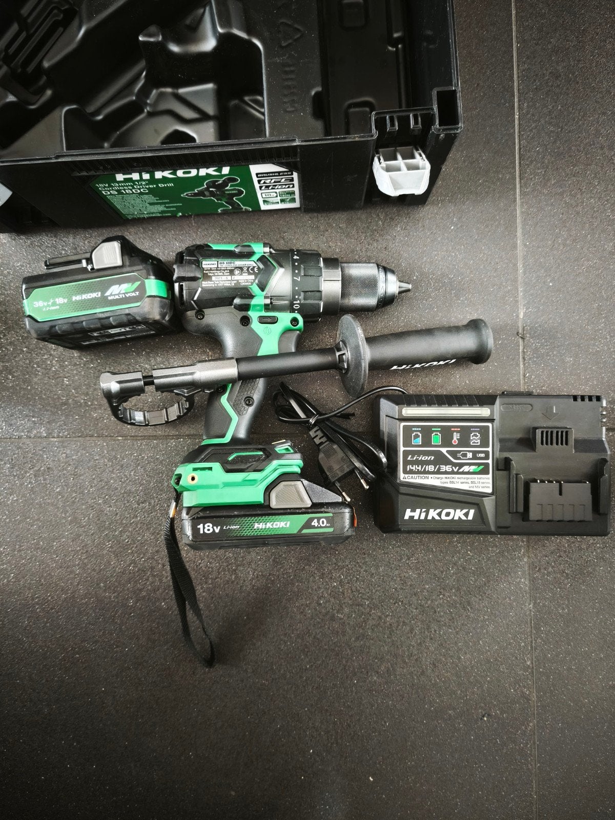HiKOKI DS 18DC Accu Boor-/Schroefmachine 18V 4.0Ah, Ophalen, 600 watt of meer, Variabele snelheid, Zo goed als nieuw