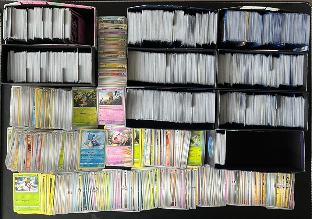 Grote bulk partij aan Pokémon kaarten, incl. Holo en reverse, Verzenden, Gebruikt, Meerdere kaarten, Foil