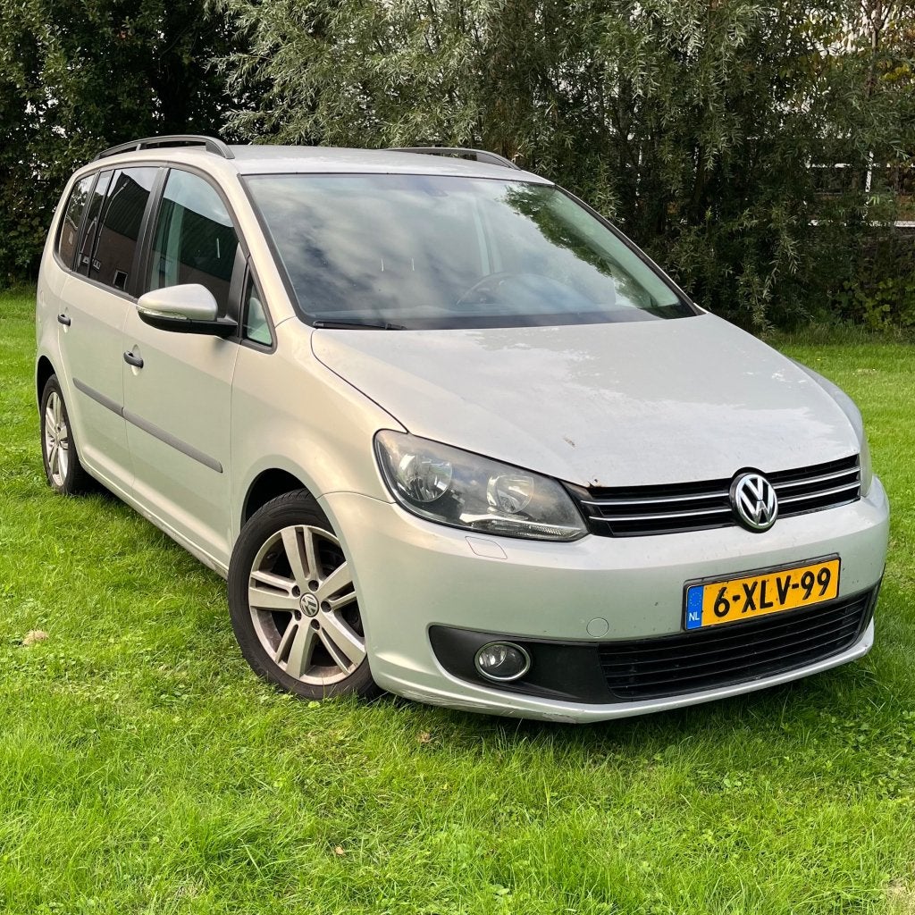 ✅ Volkswagen Touran 1.4 TSI Zilver Grijs 2011 Benzine 5-pers, Auto's, Voorwielaandrijving, Euro 5, Stof, 1416 kg