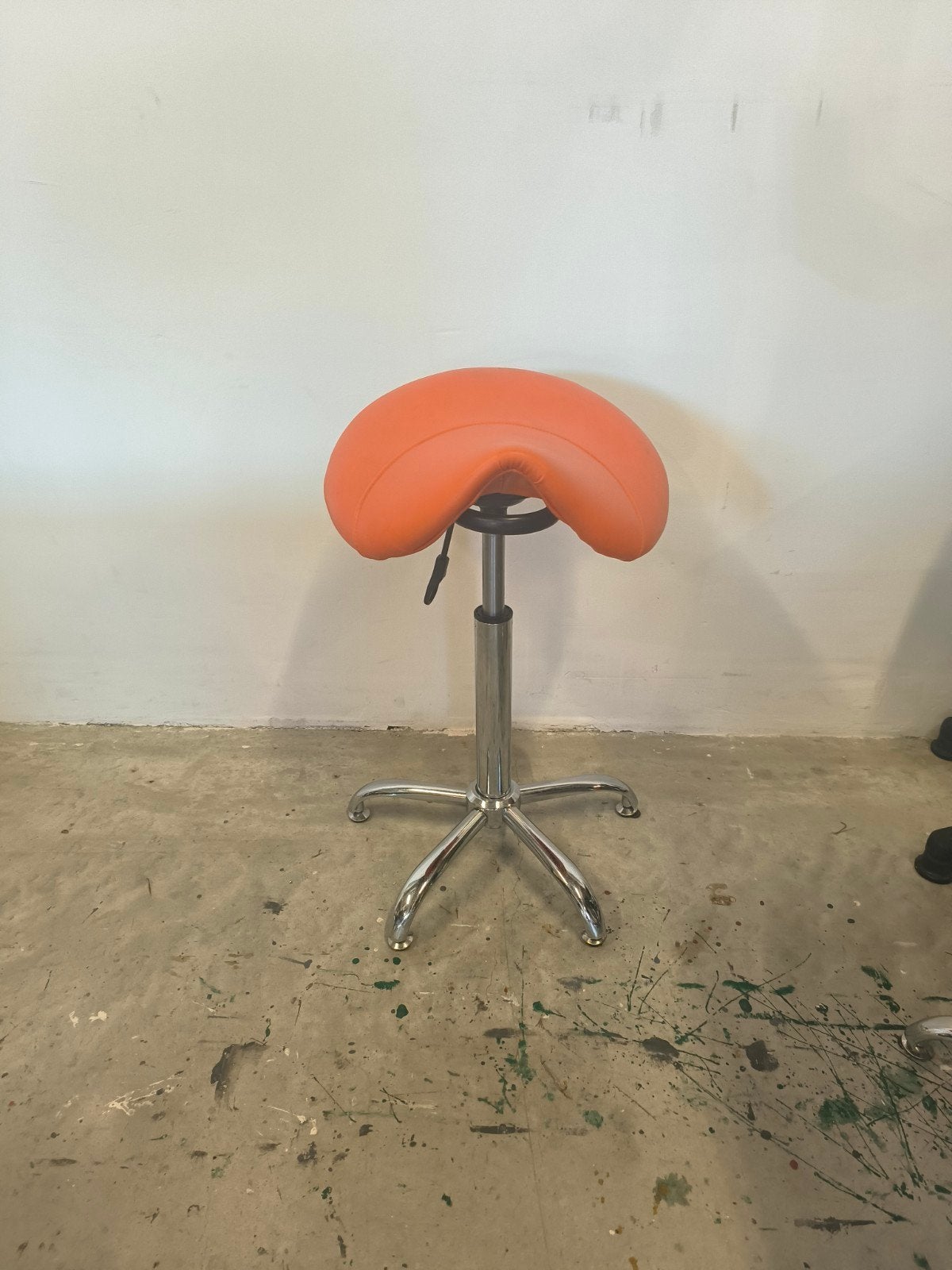 Ergonomische Zadelkruk - Oranje, In Hoogte Verstelbaar, Ophalen of Verzenden, In hoogte verstelbaar, Zo goed als nieuw