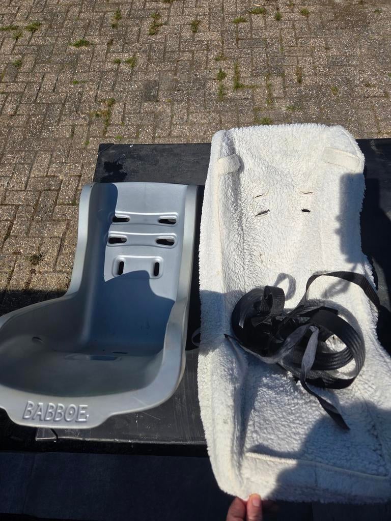 (Babboe )peuter  & baby zitje voor bakfiets, Ophalen, Minder dan 20 kg, Overige typen, Gebruikt