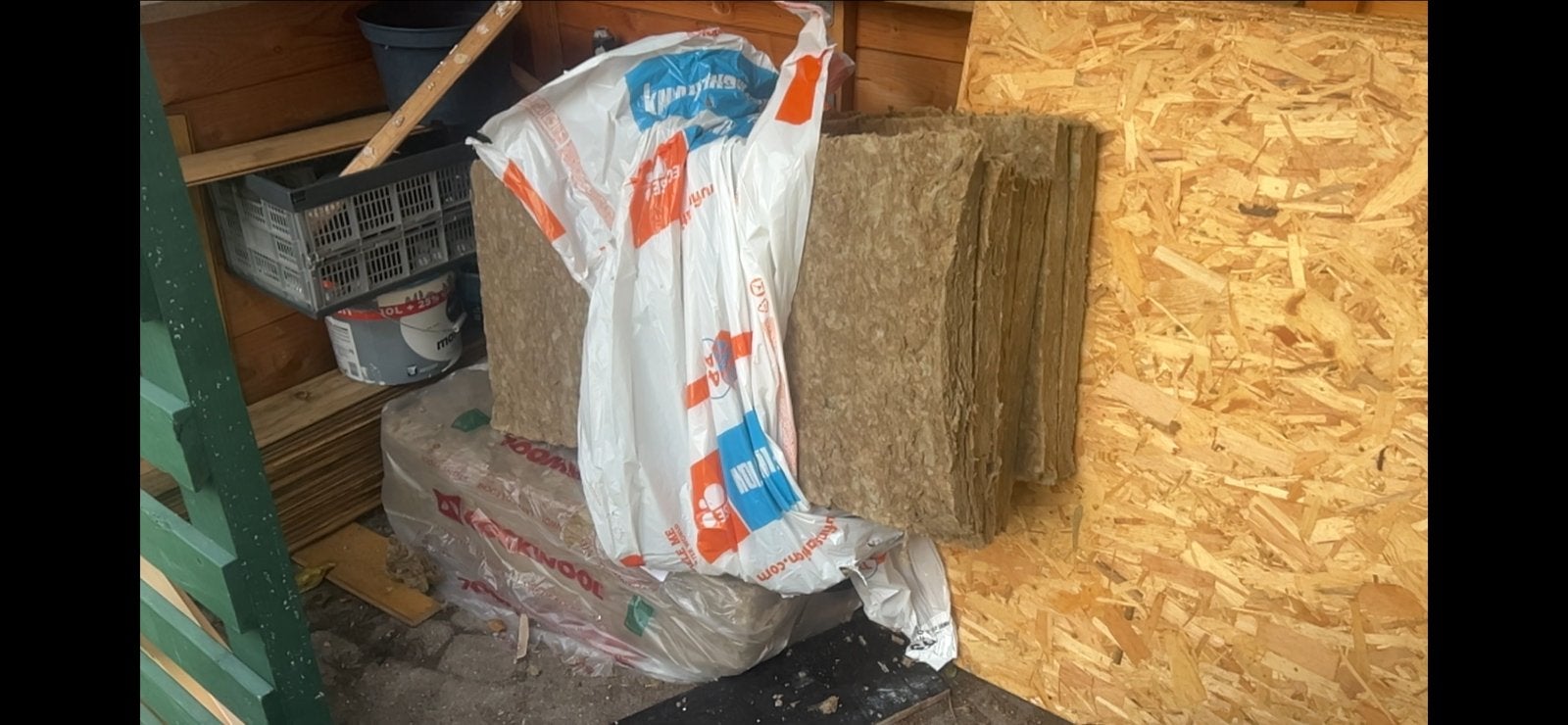 Isolatiemateriaal: Steenwol en Glaswol, Gebruikt, Steenwol, Ophalen of Verzenden, 15 m² of meer