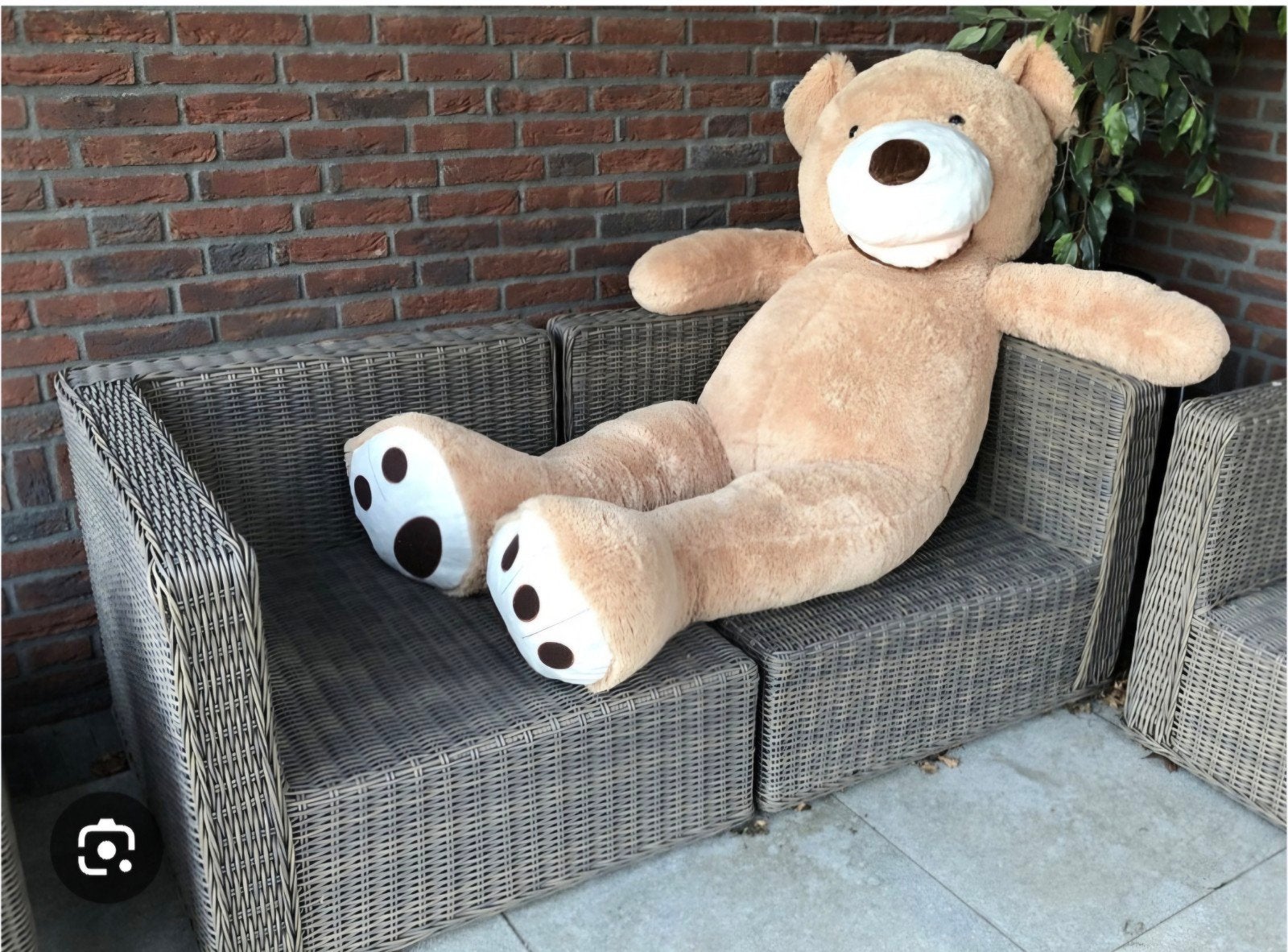 Grote knuffelbeer - XXL teddybeer, Overige merken, Overige karakters, Beer, Ophalen of Verzenden