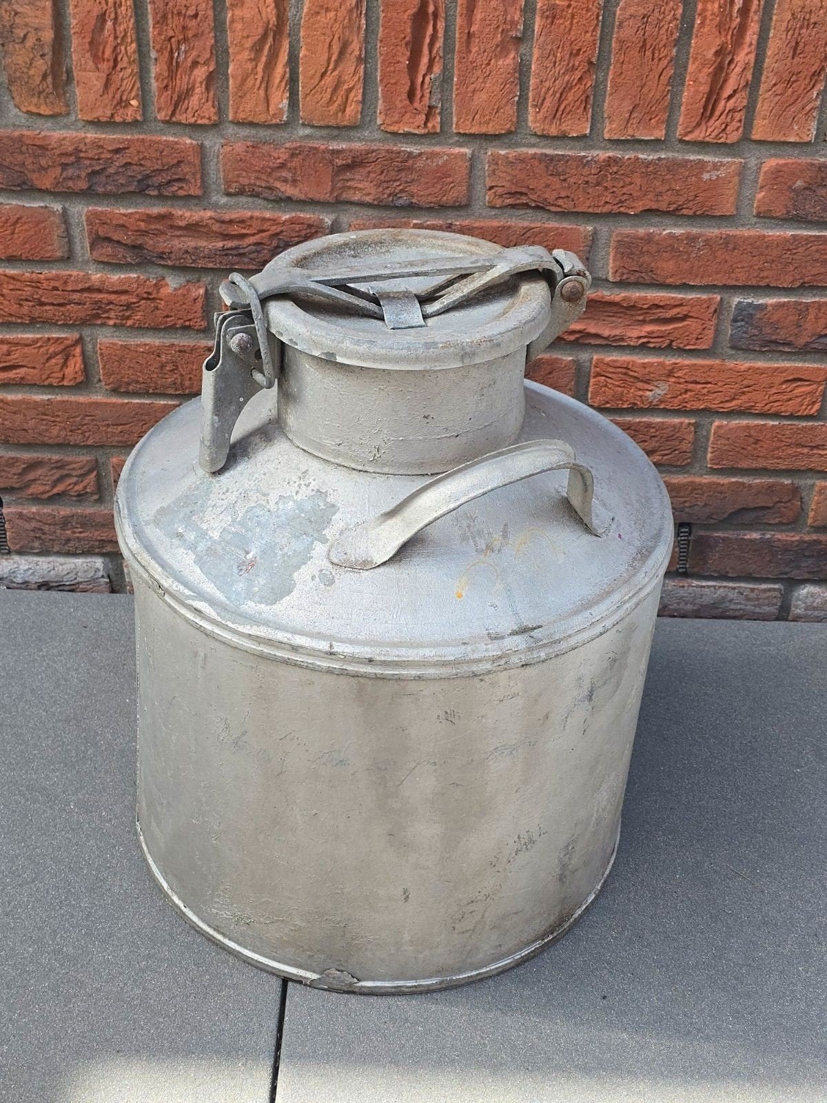 Prachtige antieke zeldzame industriële grote melkbus €49, Ophalen of Verzenden