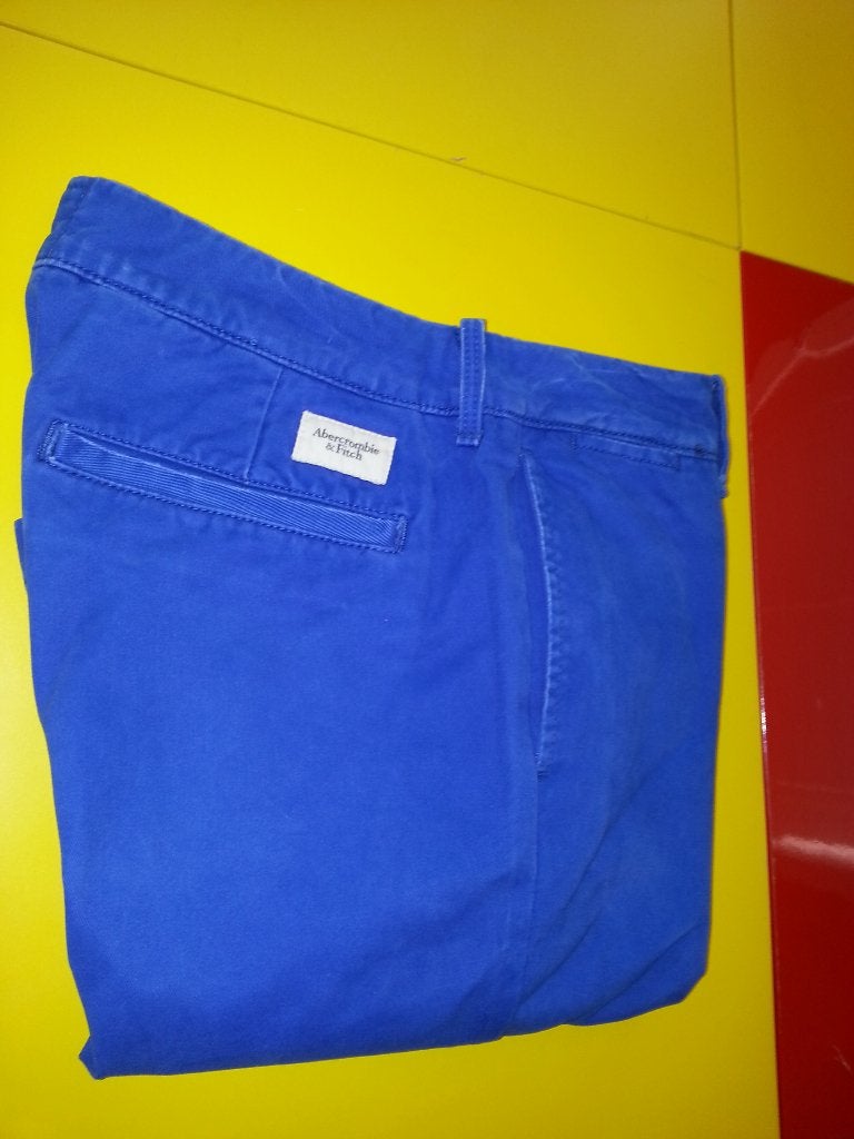 Abercrombie Fitch Broek met blauwe  kleur maat 33/32, Nieuw, Abercrombie Fitch, Verzenden, Maat 48/50 (M)