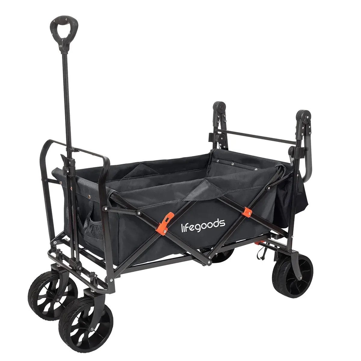 Lifegoods Opvouwbare Bolderkar - 90L - 120x80cm - 120kg, Caravans en Kamperen, Ophalen of Verzenden, Opvouwbaar, Nieuw