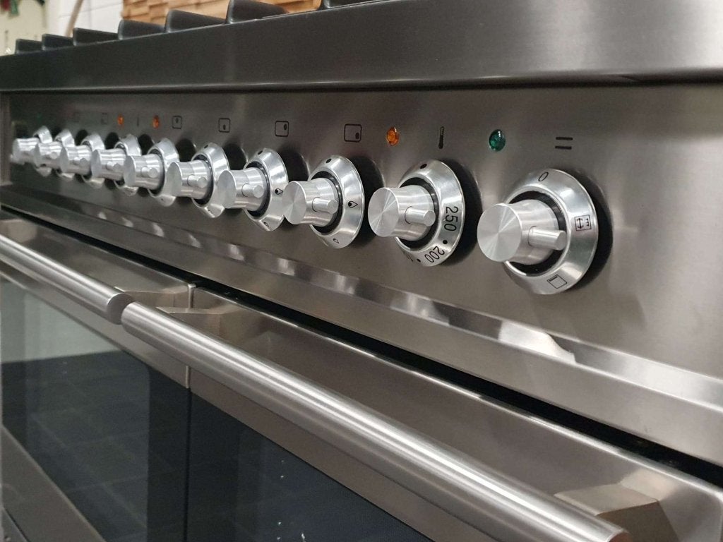 🔥Luxe Boretti Fornuis 100cm RVS + RVS 2 ovens 6 gaspitten, Niet ingevuld, 60 cm of meer, Niet ingevuld, Ophalen of Verzenden