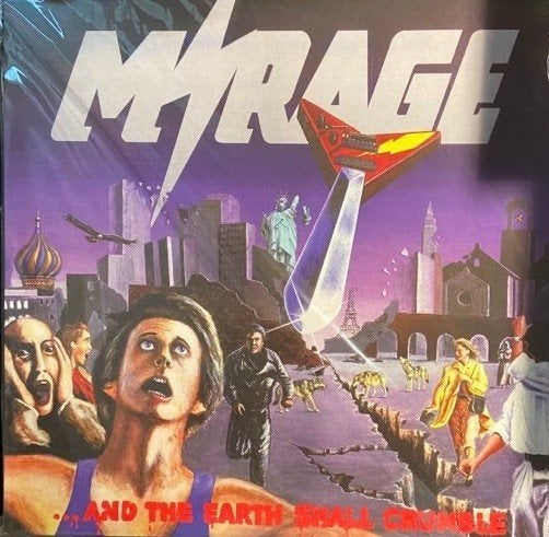 Mirage - And the Earth LP Deense Heavy Metal 1985, Inclusief insert, Ophalen of Verzenden, Nieuw in verpakking, 12 inch