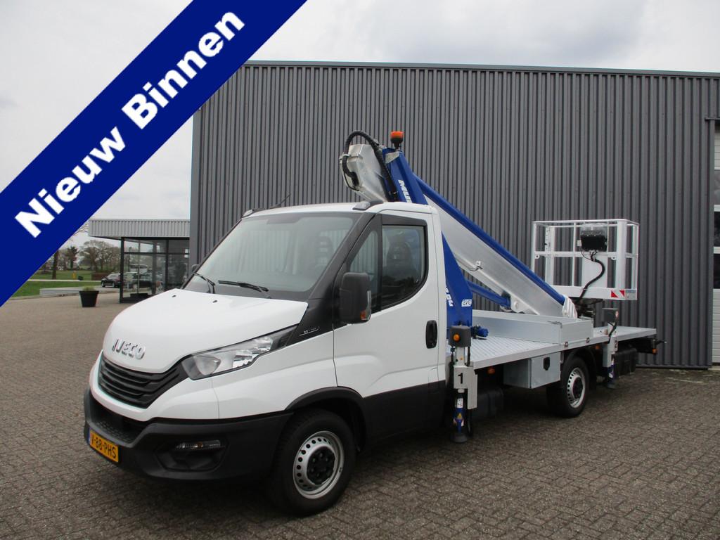 Iveco Daily 35S14 Hoogwerker 20.50 Meter Multitel (bj 2023), Auto's, Gebruikt, Euro 6, Iveco, Wit