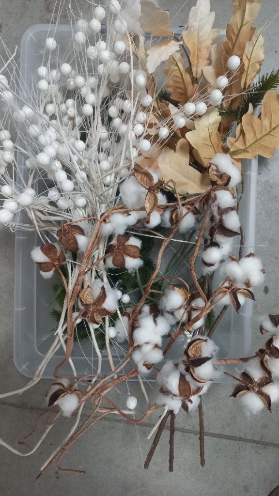 Zijde bloemen najaar, Ophalen of Verzenden, Gebruikt