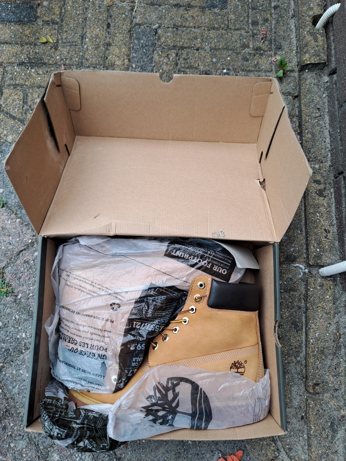 Timberland Boots - Maat 43 - Zo goed als nieuw, Kleding | Heren, Schoenen, Bruin, Timberland, Boots, Ophalen of Verzenden