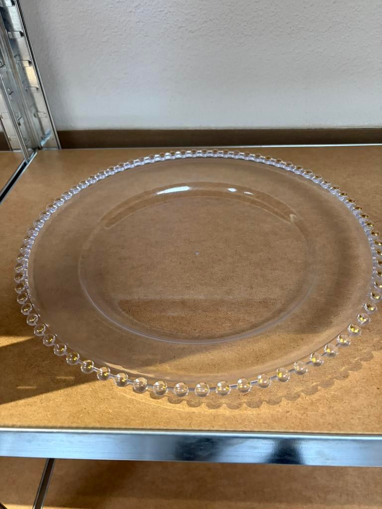 Onderborden met gouden kralen. Nieuw, Ophalen, Zo goed als nieuw, Glas, Overige stijlen