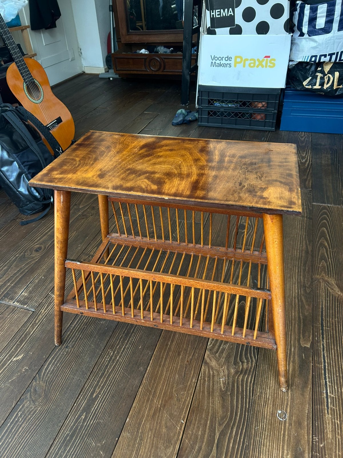 Vintage koffietafeltje, Huis en Inrichting, Ophalen, Gebruikt, 50 tot 100 cm, 25 tot 50 cm