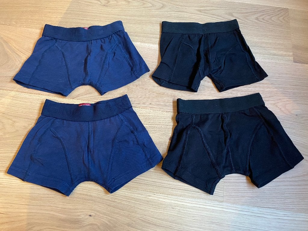 4 x boxershort Vingino maat xxs 98 / 104, Ophalen, Nacht- of Onderkleding, Zo goed als nieuw, Vingino
