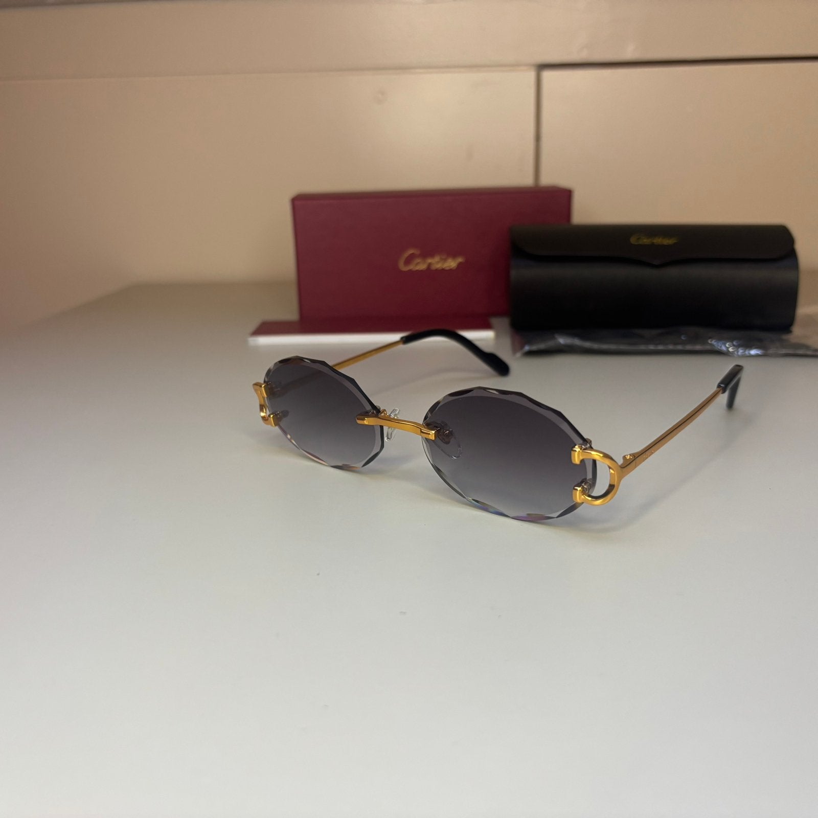 Cartier - Picadilly (Oval/Zwart/Goud) + Toebehoren, Ophalen of Verzenden, Nieuw, Zwart, Overige merken