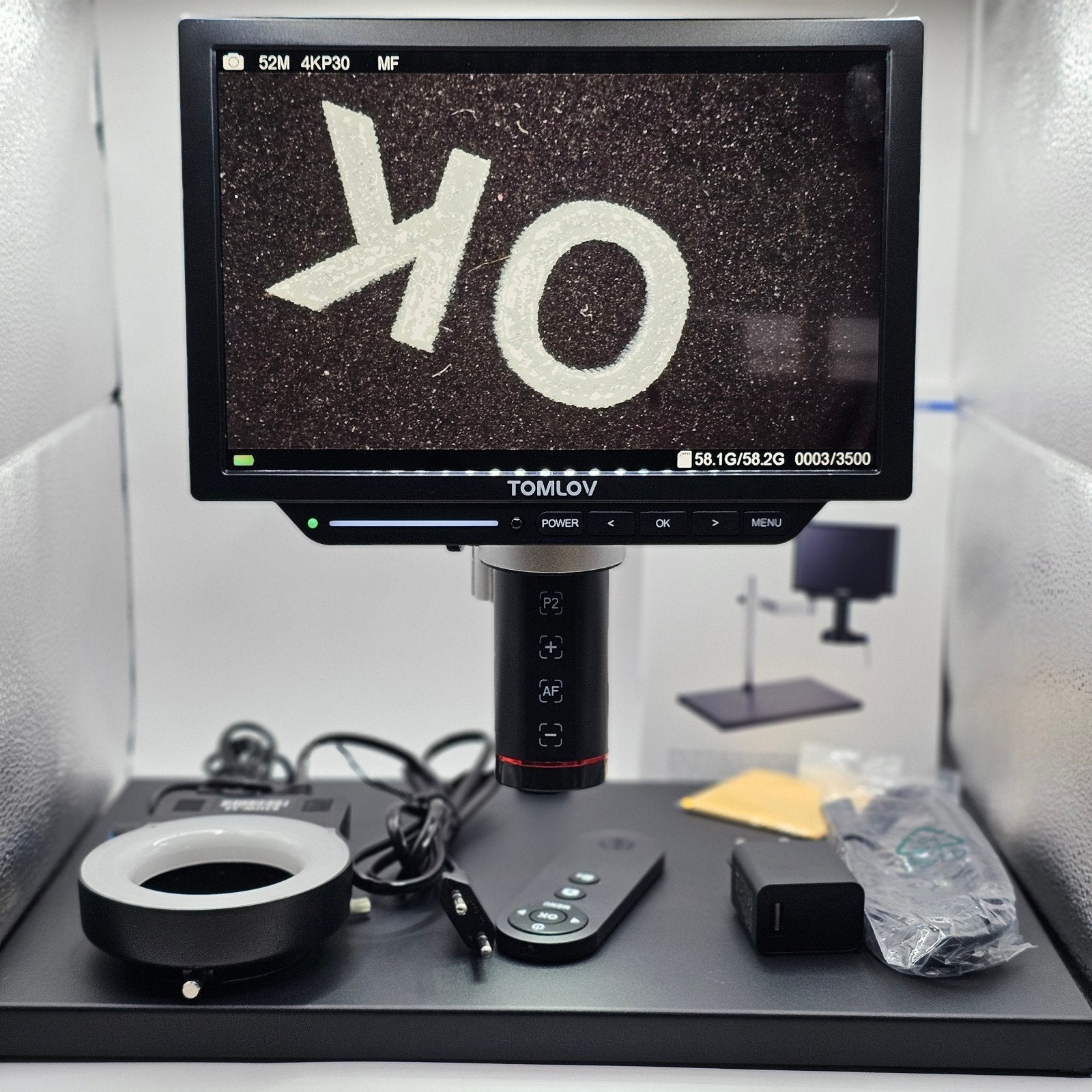 TOMOLOV Autofocus Digitale Microscoop TM4K-AF Flex/Max, Audio, Tv en Foto, Optische apparatuur | Microscopen, Ophalen of Verzenden