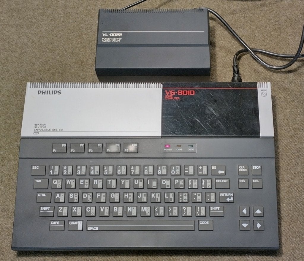 Philips VG‑8010 MSX Home Computer, Computers en Software, Ophalen of Verzenden, Philips